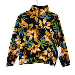 Billabong BNWT Boundary Mock Womens Size Medium Sweater Fleece Jumper